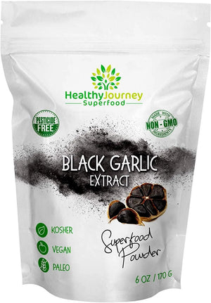 HEALTHYJOURNEY - HealthyJourney Black Garlic Extract Powder 170Gr. - The Red Vitamin MX - Suplementos Alimenticios - {{ shop.shopifyCountryName }}