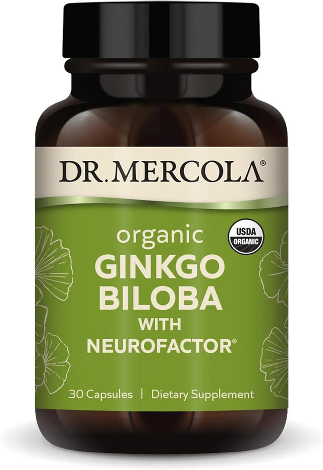 DR MERCOLA - Dr. Mercola Organic Ginkgo Biloba 30 Capsulas - The Red Vitamin MX - Suplementos Alimenticios - {{ shop.shopifyCountryName }}