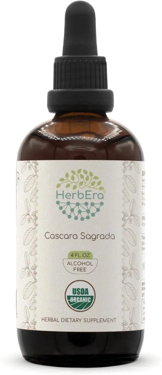 HERBERA - HerbEra Cascara Sagrada B60 USDA Organic Tincture 4 Fl.Oz. - The Red Vitamin MX - Suplementos Alimenticios - {{ shop.shopifyCountryName }}