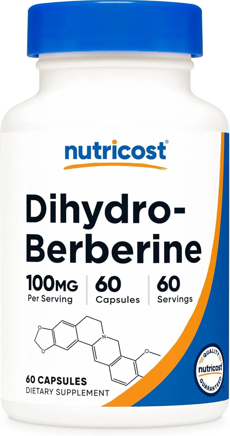 NUTRICOST - Nutricost Dihydroberberine 100Mg. 60 Capsulas - The Red Vitamin MX - Suplementos Alimenticios - {{ shop.shopifyCountryName }}