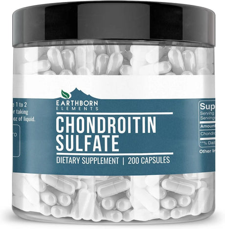 EARTHBORN ELEMENTS - Earthborn Elements Chondroitin Sulfate 200 Capsulas - The Red Vitamin MX - Suplementos Alimenticios - {{ shop.shopifyCountryName }}