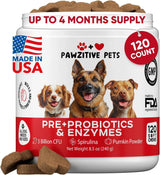 PAWZITIVE PETS - Pawzitive Pets Probiotics for Dogs Digestive Health 120 Masticables - The Red Vitamin MX - Probióticos Para Perros - {{ shop.shopifyCountryName }}