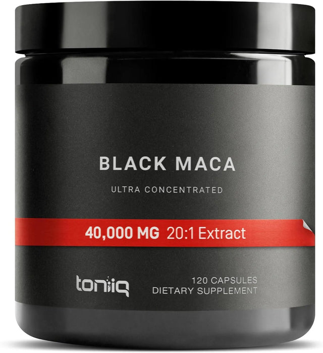 TONIIQ - Toniiq Pure Black Maca Root Extract 40,000Mg. 120 Capsulas - The Red Vitamin MX - Suplementos Alimenticios - {{ shop.shopifyCountryName }}