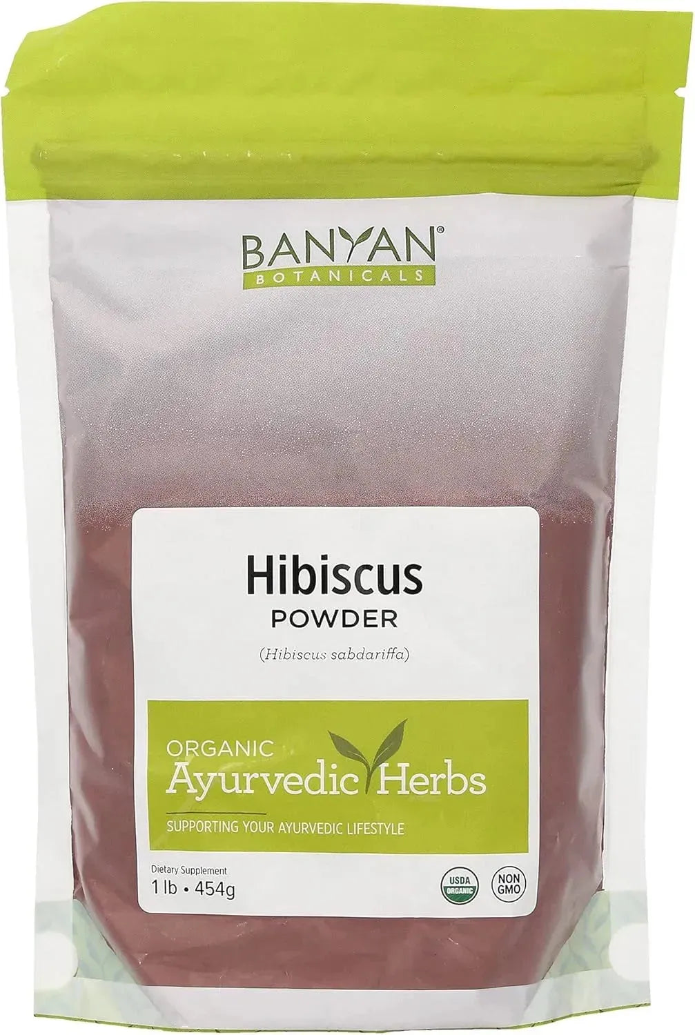 BANYAN - Banyan Botanicals Hibiscus Flower Powder 454Gr. - The Red Vitamin MX - Suplementos Alimenticios - {{ shop.shopifyCountryName }}