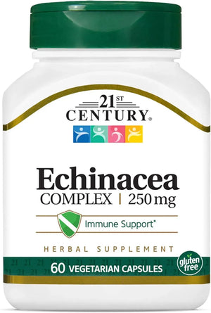 21ST CENTURY - 21st Century Echinacea Extract 250Mg. 60 Capsulas - The Red Vitamin MX - Suplementos Alimenticios - {{ shop.shopifyCountryName }}