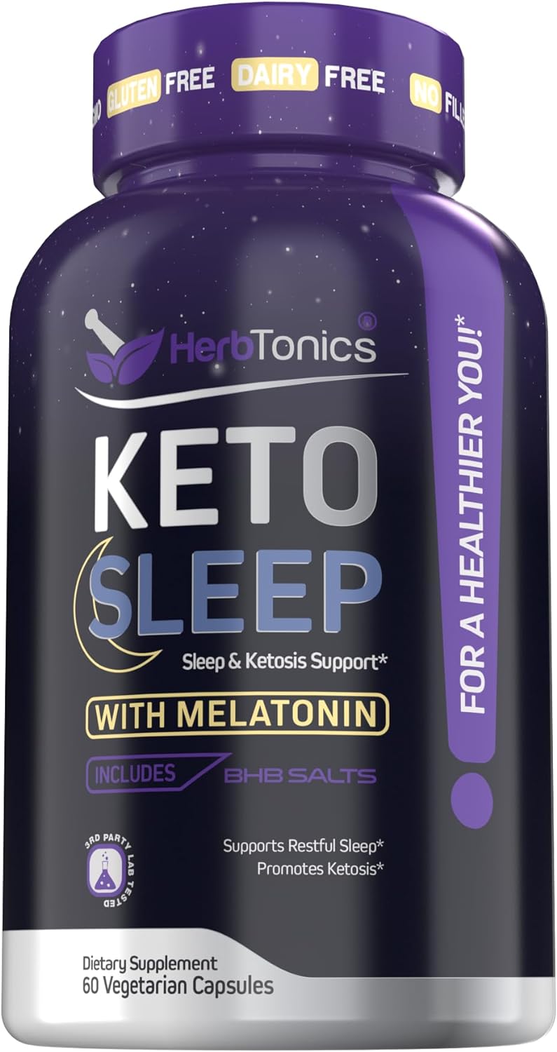 Keto Sleep Exogenous Ketones and Sleep Aids for Adults 60 Capsulas