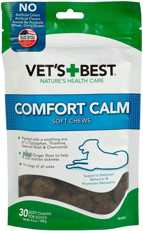 VET'S BEST - Vet's Best Comfort Calm Calming Soft Chews Dog 30 Masticables - The Red Vitamin MX - Relajantes Para Perros - {{ shop.shopifyCountryName }}