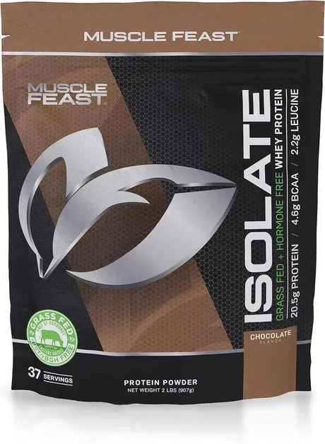 MUSCLE FEAST - Muscle Feast Grass-Fed Whey Protein Isolate Chocolate 907Gr. - The Red Vitamin MX - Suplementos Alimenticios - {{ shop.shopifyCountryName }}