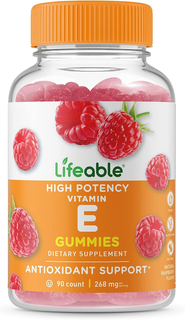 Lifeable Vitamin E 268Mg. 90 Gomitas - The Red Vitamin MX - Suplementos Alimenticios - LIFEABLE