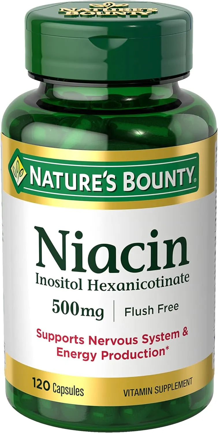 NATURE'S BOUNTY - Nature's Bounty Niacin 500Mg. 120 Capsulas - The Red Vitamin MX - Suplementos Alimenticios - {{ shop.shopifyCountryName }}