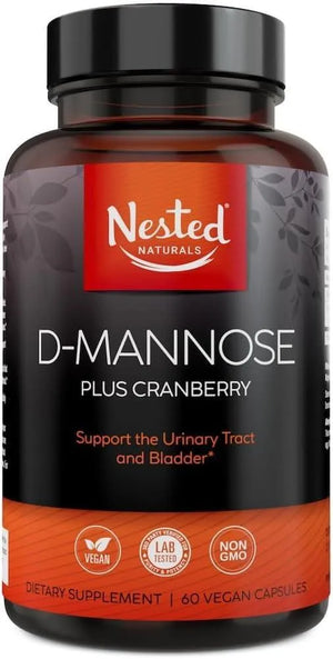 NESTED NATURALS - Nested Naturals D-Mannose 500Mg. 60 Capsulas - The Red Vitamin MX - Suplementos Alimenticios - {{ shop.shopifyCountryName }}