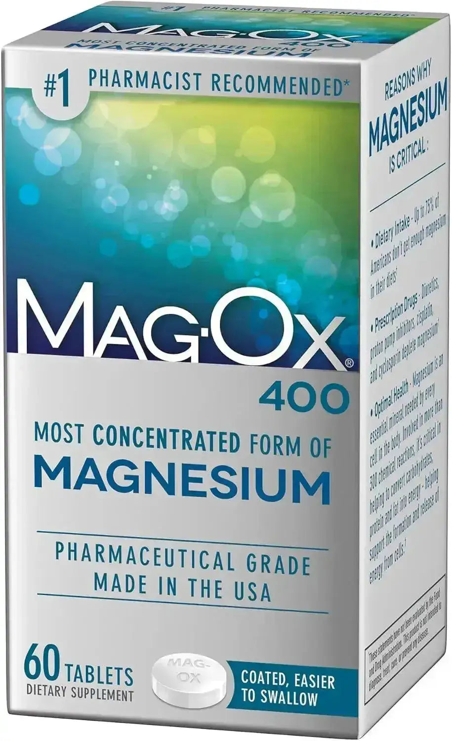 MAG-OX - Mag-Ox 400 Magnesium 60 Tabletas - The Red Vitamin MX - Suplementos Alimenticios - {{ shop.shopifyCountryName }}
