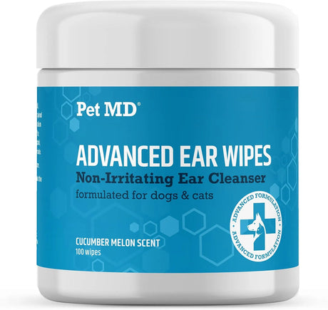 PET MD - Pet MD Cat and Dog Advanced Ear Cleaner Wipes 100 Toallitas - The Red Vitamin MX - Cuidado Del Oído De Perros - {{ shop.shopifyCountryName }}