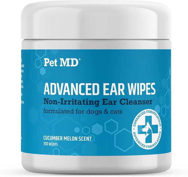 PET MD - Pet MD Cat and Dog Advanced Ear Cleaner Wipes 100 Toallitas - The Red Vitamin MX - Cuidado Del Oído De Perros - {{ shop.shopifyCountryName }}
