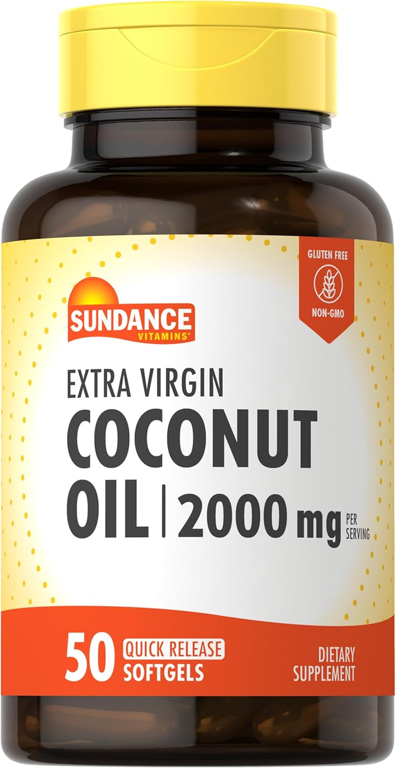 SUNDANCE - Sundance Extra Virgin Coconut Oil 2000Mg. 50 Capsulas Blandas - The Red Vitamin MX - Suplementos Alimenticios - {{ shop.shopifyCountryName }}