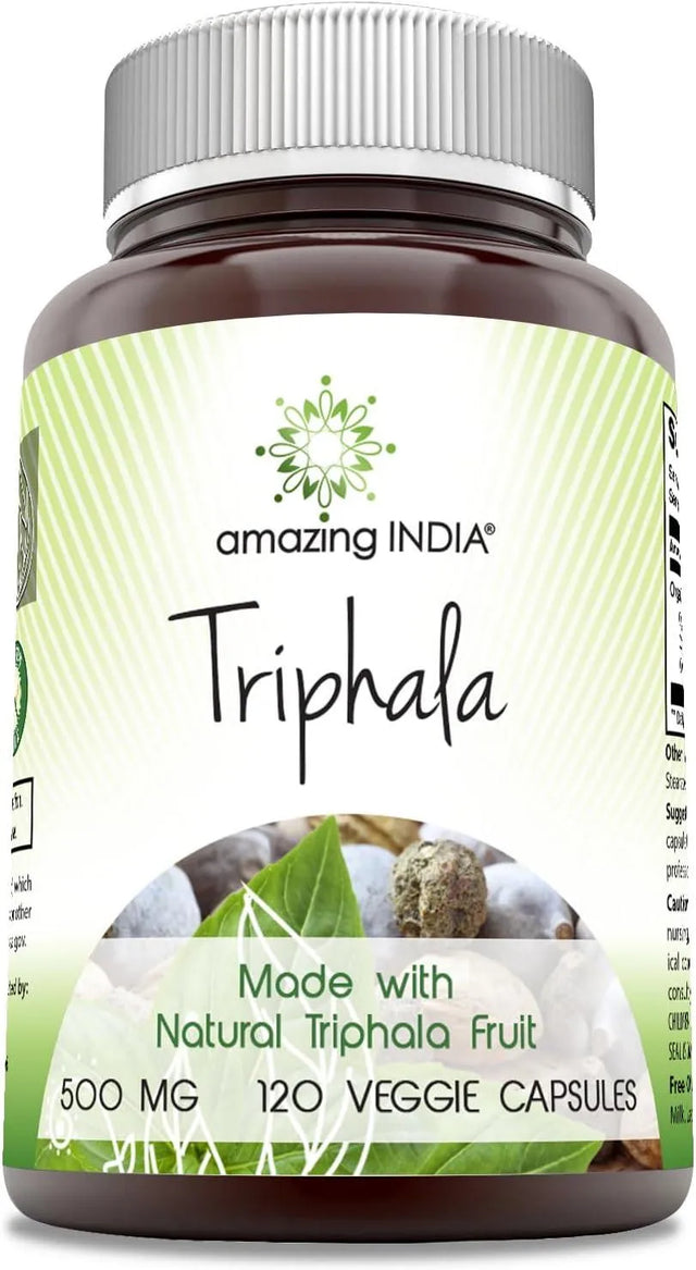 AMAZING INDIA - Amazing India Natural Triphala 500Mg. 120 Capsulas - The Red Vitamin MX - Suplementos Alimenticios - {{ shop.shopifyCountryName }}