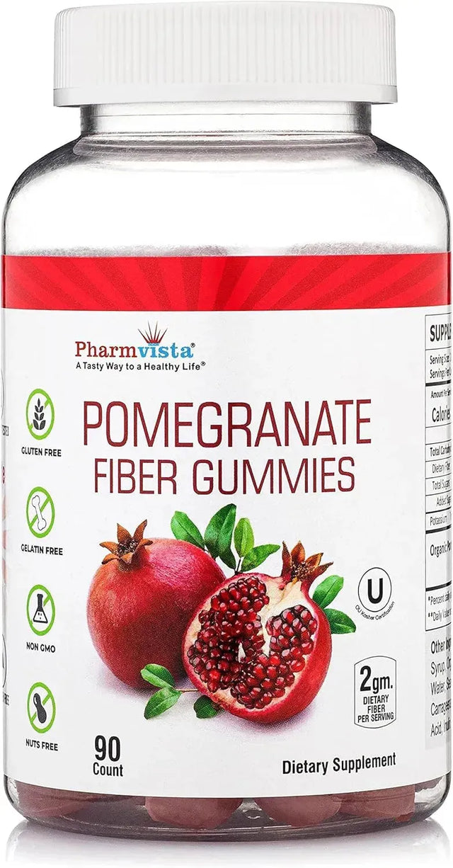 PHARMVISTA - Pharmvista Pomegranate Fiber Gummies 100Mg. 90 Gomitas - The Red Vitamin MX - Suplementos Alimenticios - {{ shop.shopifyCountryName }}