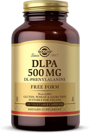 Solgar DLPA DL-Phenylalanine 500Mg. 100 Capsulas