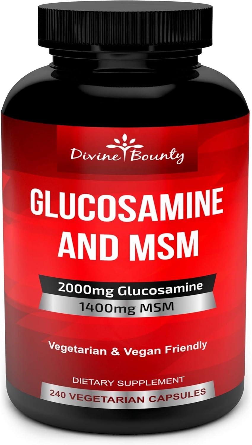 Divine Bounty Glucosamine and MSM 240 Capsulas