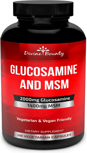 Divine Bounty Glucosamine and MSM 240 Capsulas