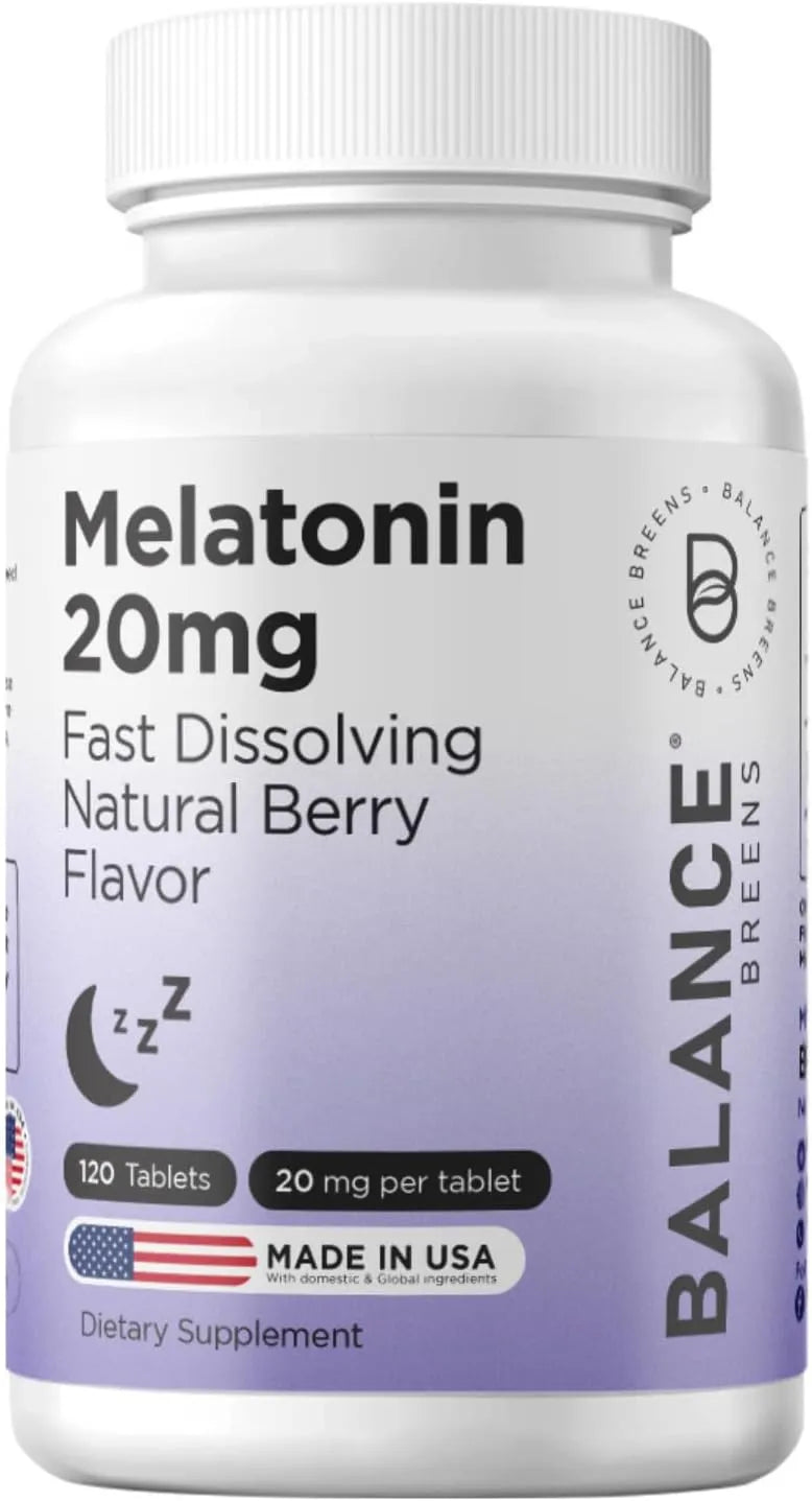 BALANCE BREENS - Balancebreens Melatonin 20Mg. 120 Tabletas - The Red Vitamin MX - Suplementos Alimenticios - {{ shop.shopifyCountryName }}