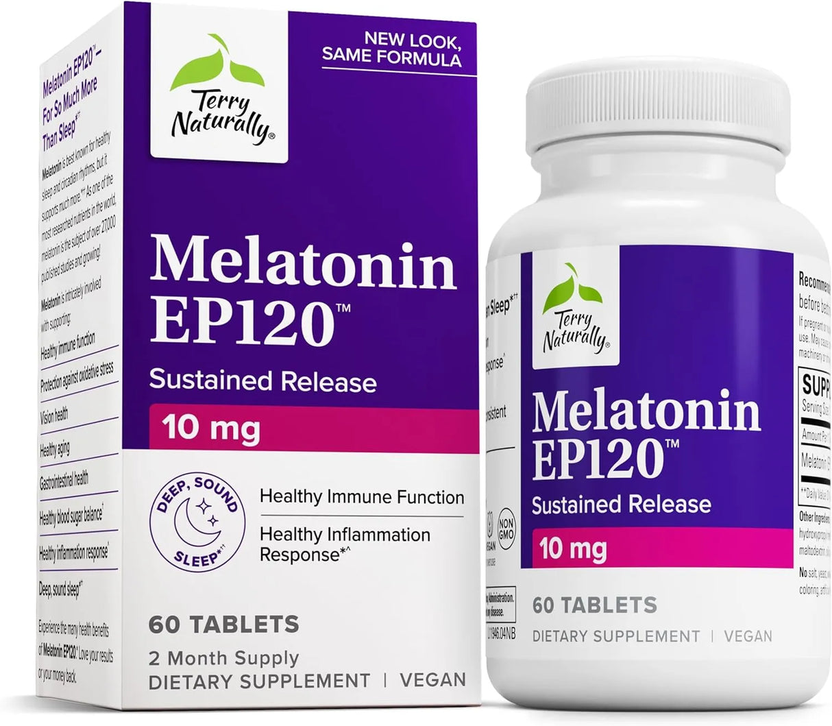 TERRY NATURALLY - Terry Naturally Melatonin EP120 10Mg. 60 Tabletas - The Red Vitamin MX - Suplementos Alimenticios - {{ shop.shopifyCountryName }}