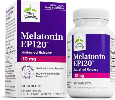 TERRY NATURALLY - Terry Naturally Melatonin EP120 10Mg. 60 Tabletas - The Red Vitamin MX - Suplementos Alimenticios - {{ shop.shopifyCountryName }}
