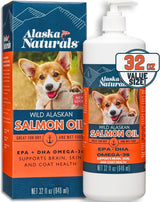ALASKA NATURALS - Alaska Naturals Wild Alaskan Salmon Fish Oil 32 Fl.Oz. - The Red Vitamin MX - Aceite De Pescado Para Perros - {{ shop.shopifyCountryName }}
