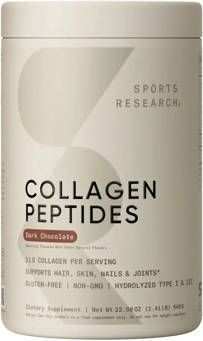 SPORTS RESEARCH - Sports Research Collagen Peptides Chocolate 40 Servicios 640Gr. - The Red Vitamin MX - Suplementos Alimenticios - {{ shop.shopifyCountryName }}