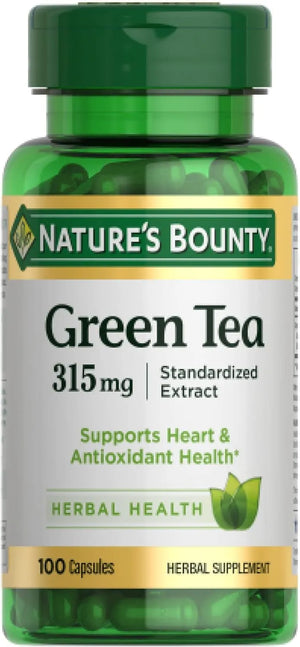 NATURE'S BOUNTY - Nature's Bounty Green Tea 315Mg. 100 Capsulas - The Red Vitamin MX - Suplementos Alimenticios - {{ shop.shopifyCountryName }}