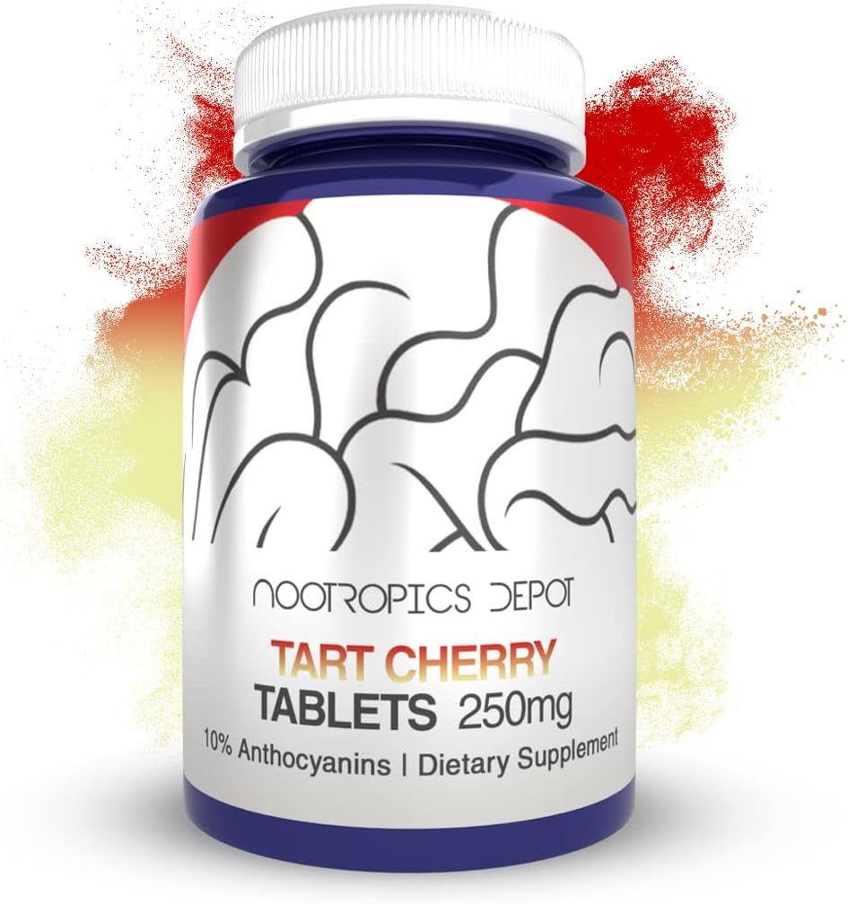 Nootropics Depot Tart Cherry Extract 250Mg. 60 Tabletas