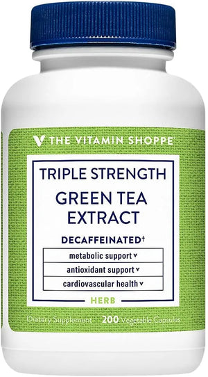 THE VITAMIN SHOPPE - The Vitamin Shoppe Triple Strength Green Tea Extract 750Mg. 200 Capsulas - The Red Vitamin MX - Suplementos Alimenticios - {{ shop.shopifyCountryName }}