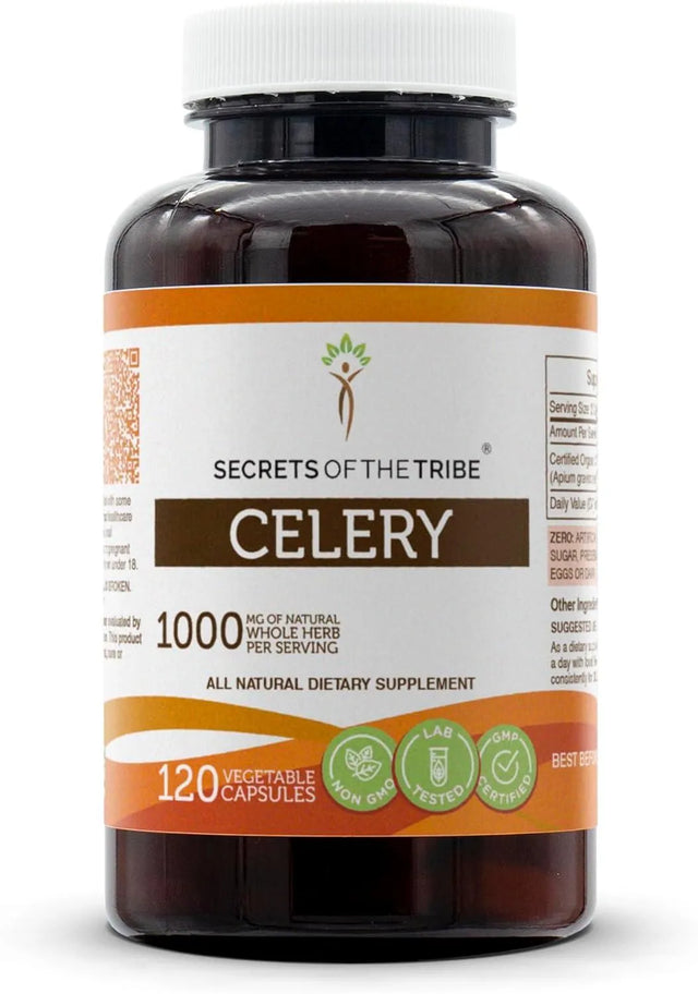 SECRETS OF THE TRIBE - Secrets of the Tribe Celery 1000Mg. 120 Capsulas - The Red Vitamin MX - Suplementos Alimenticios - {{ shop.shopifyCountryName }}