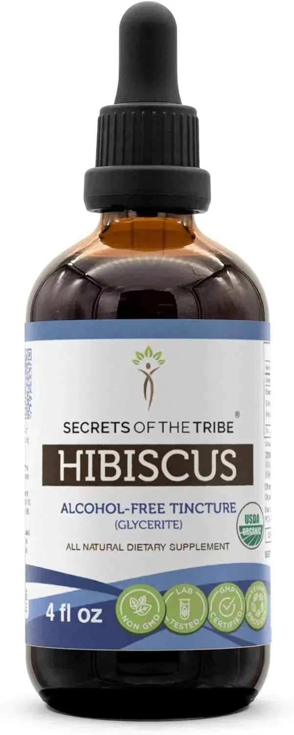 SECRETS OF THE TRIBE - Secrets of the Tribe Hibiscus Tincture Alcohol-Free Liquid Extract 4 Fl.Oz. - The Red Vitamin MX - Suplementos Alimenticios - {{ shop.shopifyCountryName }}