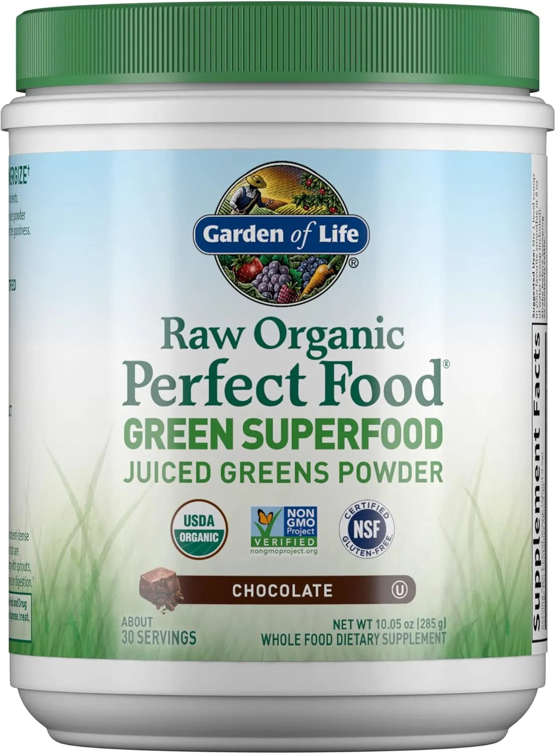 GARDEN OF LIFE - Garden of Life Raw Organic Perfect Food Green Superfood Juiced Greens Powder 30 Servicios Chocolate 285Gr. - The Red Vitamin MX - Suplementos Alimenticios - {{ shop.shopifyCountryName }}