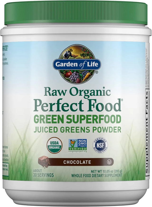 GARDEN OF LIFE - Garden of Life Raw Organic Perfect Food Green Superfood Juiced Greens Powder 30 Servicios Chocolate 285Gr. - The Red Vitamin MX - Suplementos Alimenticios - {{ shop.shopifyCountryName }}