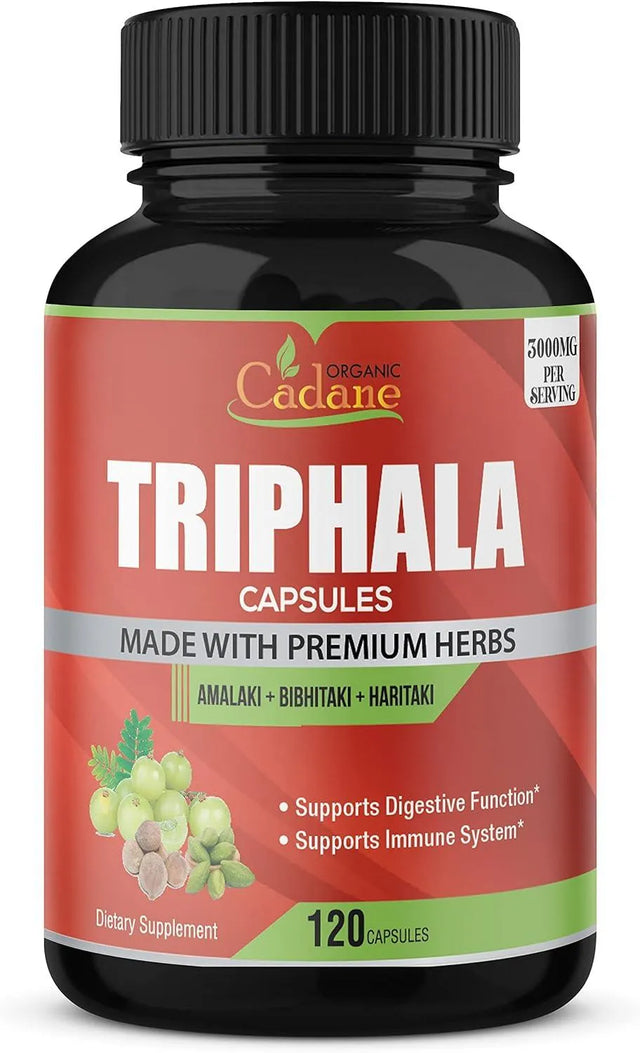 ORGANIC CADANE - Organic Cadane Triphala 120 Capsulas - The Red Vitamin MX - Suplementos Alimenticios - {{ shop.shopifyCountryName }}