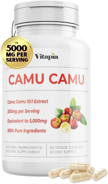 VITAPIA - Vitapia Camu Camu Extract 5,000Mg. 60 Capsulas - The Red Vitamin MX - Suplementos Alimenticios - {{ shop.shopifyCountryName }}