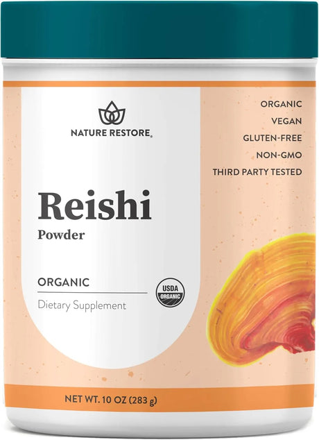 NATURE RESTORE - Nature Restore Certified Organic Reishi Mushroom Powder 283Gr. - The Red Vitamin MX - Suplementos Alimenticios - {{ shop.shopifyCountryName }}