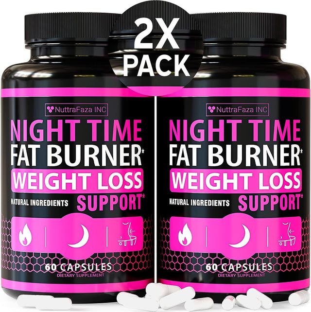 NuttraFaza Night Time Fat Burner for Women 120 Capsulas - The Red Vitamin MX - Suplementos Alimenticios - NUTTRAFAZA