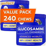 PAWFECT - Pawfect Mobility Glucosamine Chews for Dogs 120 Masticables 2 Pack - The Red Vitamin MX - Cuidado De Cadera Y Articulaciones Para Perros - {{ shop.shopifyCountryName }}