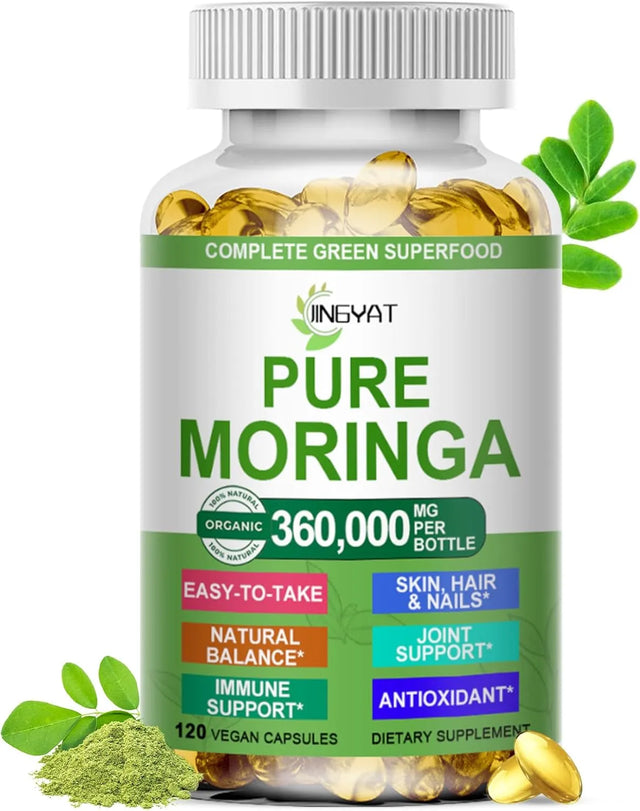 JINGYAT - JINGYAT Moringa 120 Capsulas Blandas - The Red Vitamin MX - Suplementos Alimenticios - {{ shop.shopifyCountryName }}