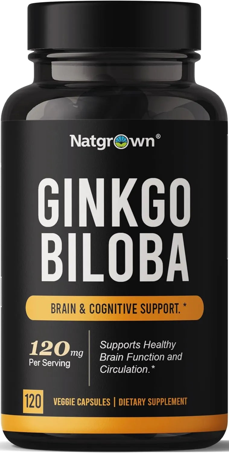 NATGROWN - Natgrown Ginkgo Biloba 120Mg. 120 Capsulas - The Red Vitamin MX - Suplementos Alimenticios - {{ shop.shopifyCountryName }}