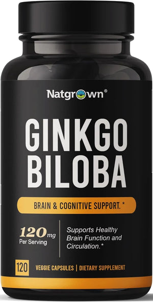 NATGROWN - Natgrown Ginkgo Biloba 120Mg. 120 Capsulas - The Red Vitamin MX - Suplementos Alimenticios - {{ shop.shopifyCountryName }}