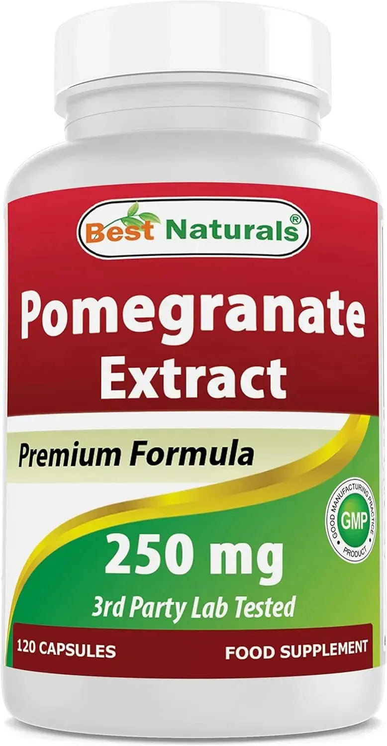 BEST NATURALS - Best Naturals Pomegranate Extract 250Mg. 120 Capsulas - The Red Vitamin MX - Suplementos Alimenticios - {{ shop.shopifyCountryName }}