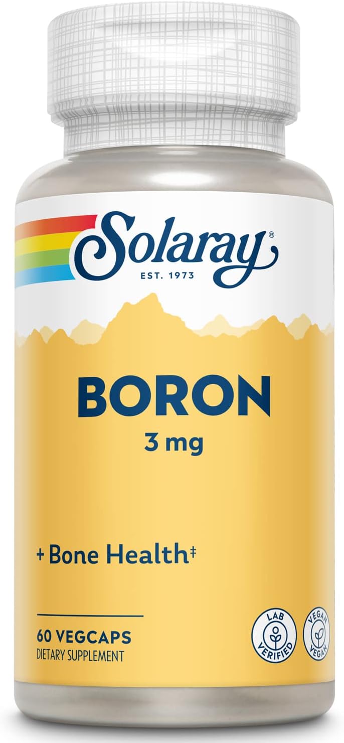 Solaray Boron Citrate 3 Mg. 60 Capsulas