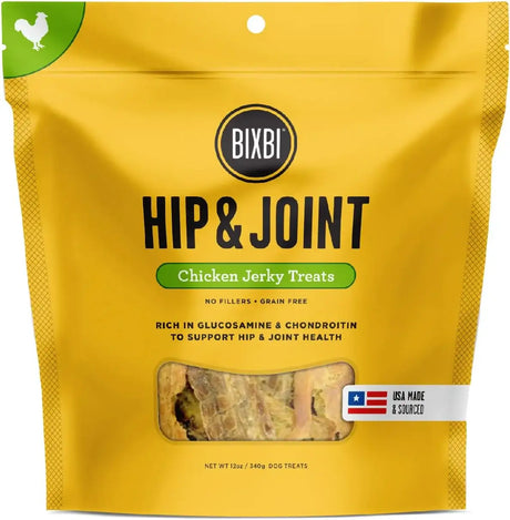 BIXBI - BIXBI Hip & Joint Support Chicken Jerky Dog Treats 340Gr. - The Red Vitamin MX - Cuidado De Cadera Y Articulaciones Para Perros - {{ shop.shopifyCountryName }}