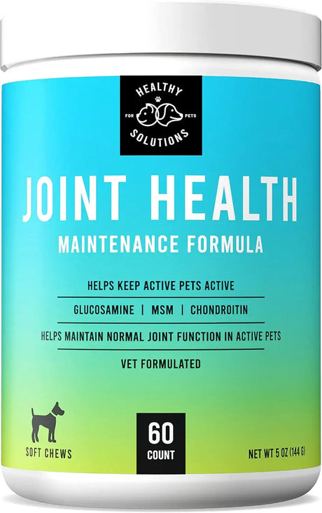 HEALTHY SOLUTIONS FOR PETS - Healthy Solutions For Pets Glucosamine for Dogs Maintenance Dog Hip & Joint 60 Masticables - The Red Vitamin MX - Cuidado De Cadera Y Articulaciones Para Perros - {{ shop.shopifyCountryName }}
