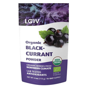 LOOV - LOOV Organic Blackcurrant Powder 113Gr. - The Red Vitamin MX - Suplementos Alimenticios - {{ shop.shopifyCountryName }}