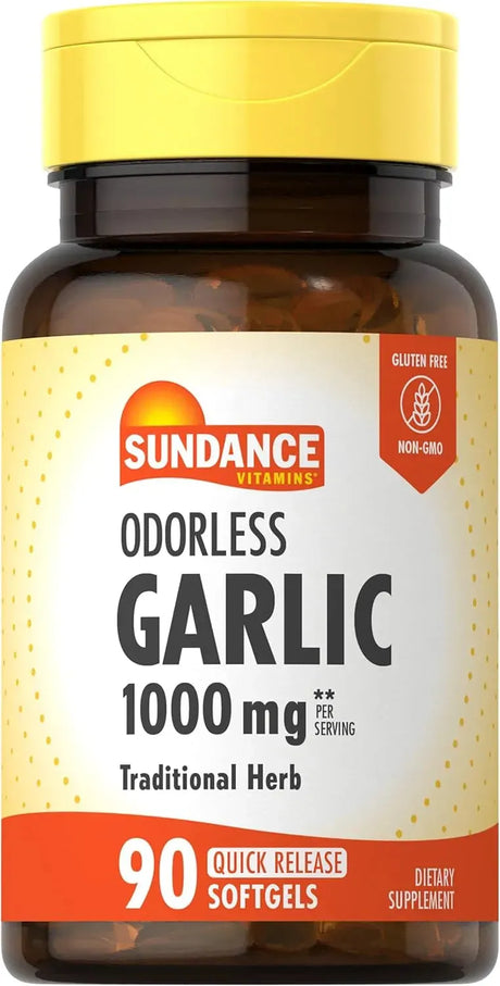 SUNDANCE - Sundance Odorless Garlic 1000Mg. 90 Capsulas Blandas - The Red Vitamin MX - Suplementos Alimenticios - {{ shop.shopifyCountryName }}